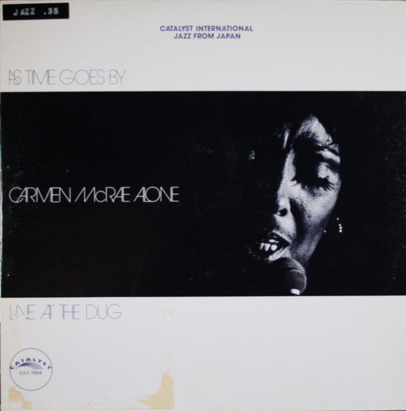 Carmen McRae : As Time Goes By / Carmen McRae Alone Live At The Dug (LP, Album)