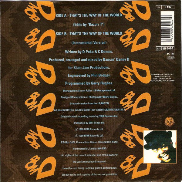 D Mob With Cathy Dennis : That's The Way Of The World (7", Single)