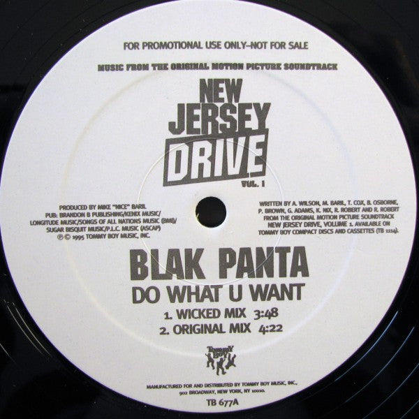 Blak Panta : Do What U Want (12", Promo)