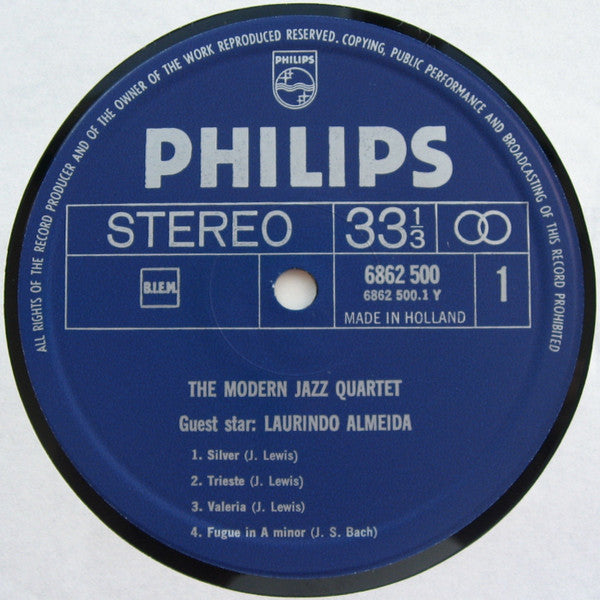 The Modern Jazz Quartet Met Laurindo Almeida : The Modern Jazz Quartet Met Laurindo Almeida (LP, Album, Club, RE)
