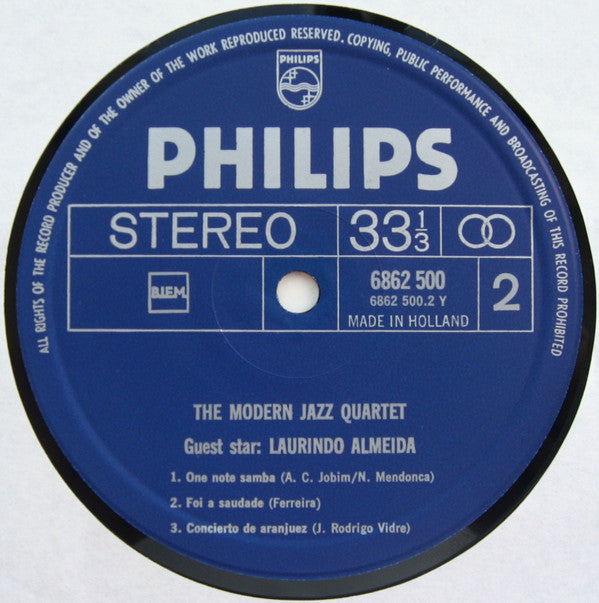 The Modern Jazz Quartet Met Laurindo Almeida : The Modern Jazz Quartet Met Laurindo Almeida (LP, Album, Club, RE)