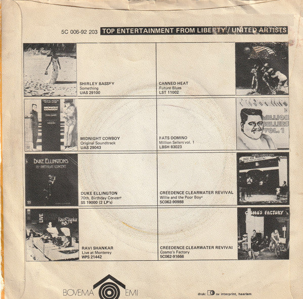 Ike & Tina Turner : Proud Mary / Funkier Than A Mosquita's Tweeter (7", Single, Yel)