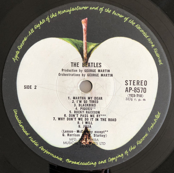 The Beatles : The Beatles (2xLP, Album, Num, RE)