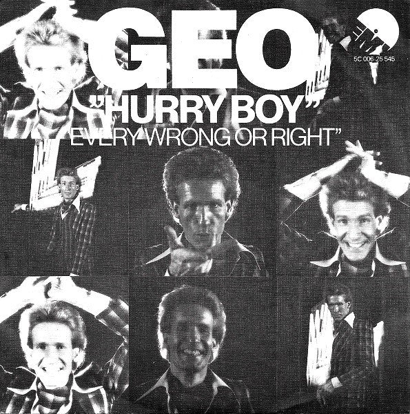 Geo (4) : Hurry Boy (7", Single)