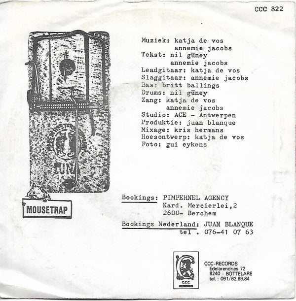 Mousetrap (4) : Empty Nights / Free (7", Single)