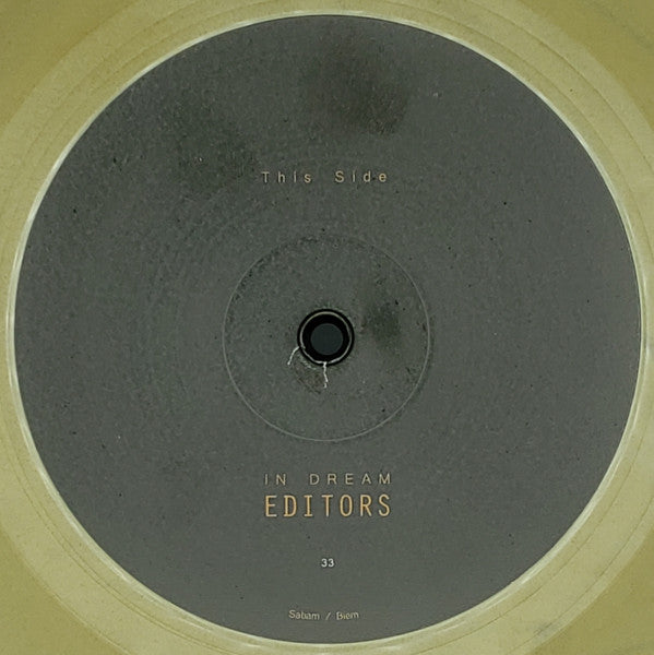 Editors : In Dream (LP, Album, Gol)