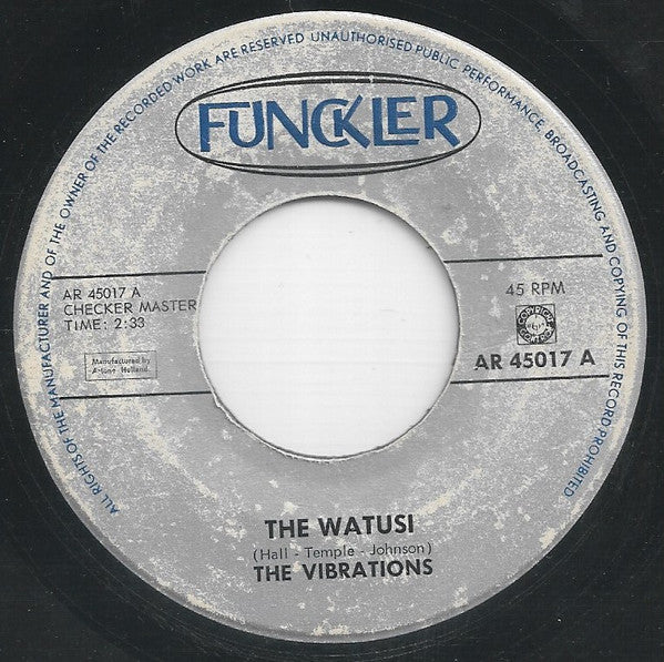 The Vibrations : The Watusi / Wallflower (7", Single)