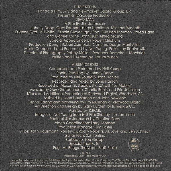 Neil Young : Dead Man (CD, Album, Promo)
