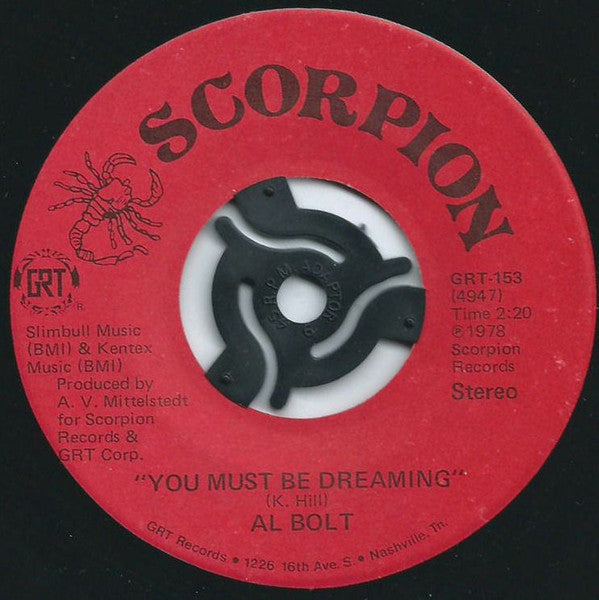Al Bolt : Thanks For The Ride (7")