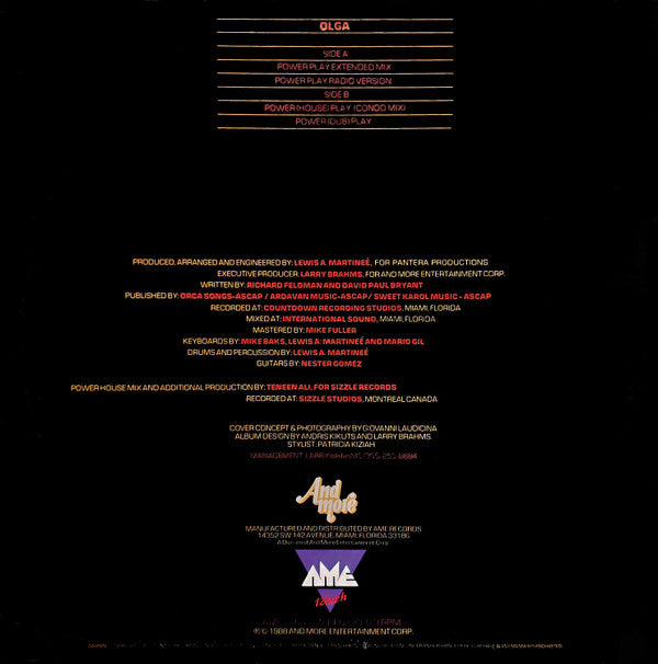 Olga (3) : Power Play (12")