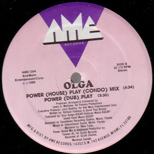 Olga (3) : Power Play (12")