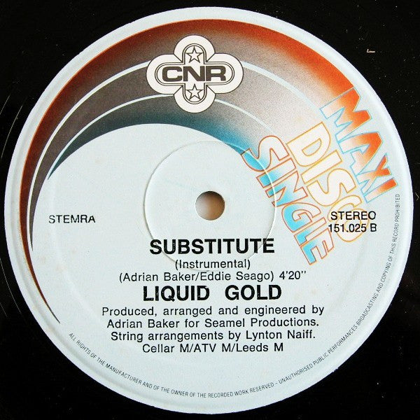Liquid Gold : Substitute (12", Maxi)