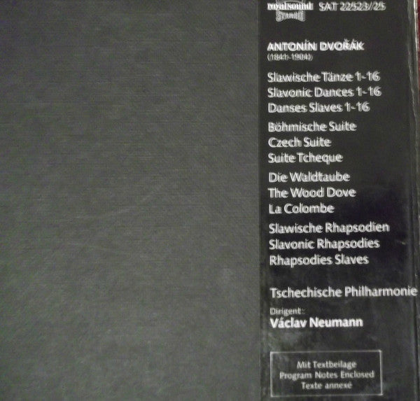 Antonín Dvořák - The Czech Philharmonic Orchestra, Václav Neumann : Slawische Tänze 1-16 / Böhmische Suite / Czech Suite / Die Waldtaube / Slawische Rhapsodien (3xLP, Album + Box)