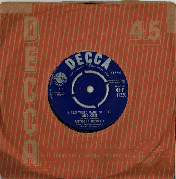 Anthony Newley : Do You Mind (7", Single)