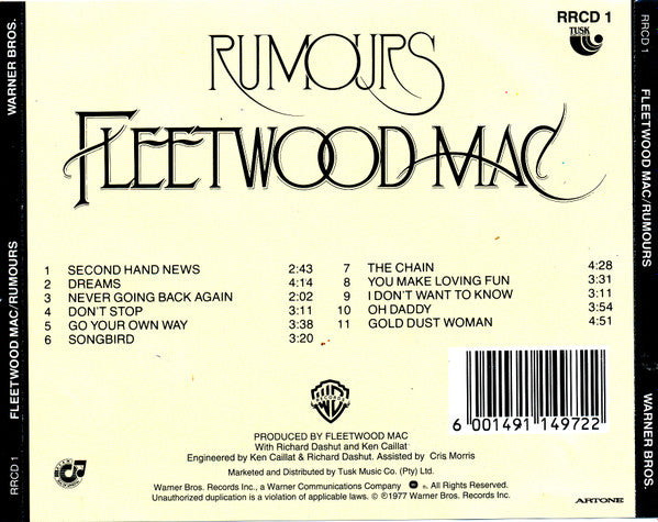 Fleetwood Mac : Rumours (CD, Album, RE)