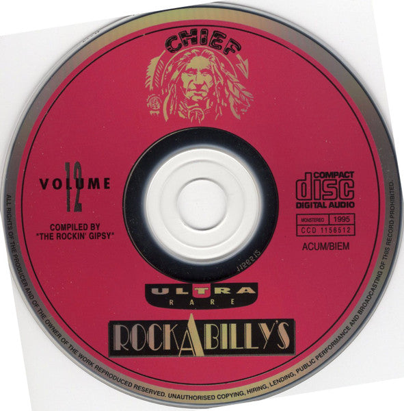Various : Ultra Rare Rockabilly's, Volume 12 (CD, Comp)