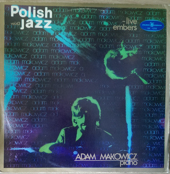 Adam Makowicz : Live Embers (LP, Album, Blu)