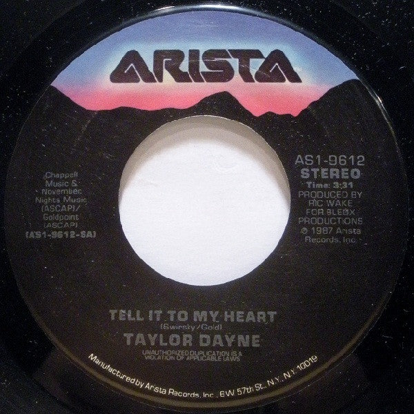 Taylor Dayne : Tell It To My Heart (7", Single)