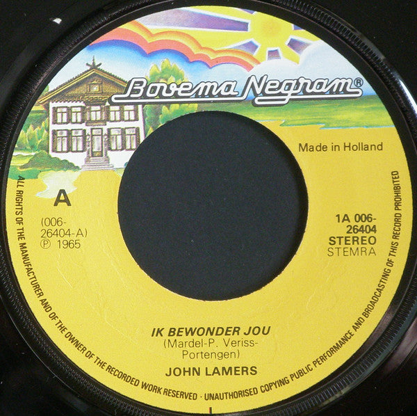 John Lamers / Lydia Tuinenburg : Ik Bewonder Jou / Send Me The Pillow (7", Single)