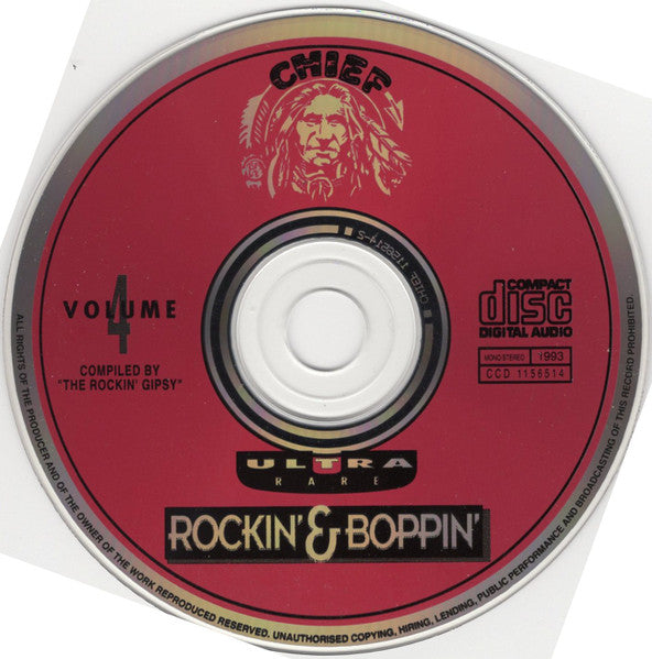 Various : Ultra Rare Rockin' & Boppin', Volume 4 (CD, Comp)