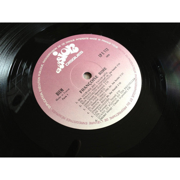 Françoise Rime : Troubadour (LP)