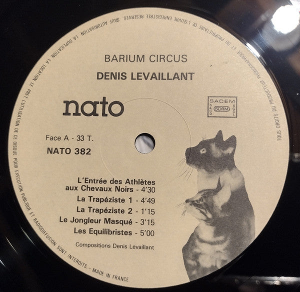 Denis Levaillant : Barium Circus (LP, Album)