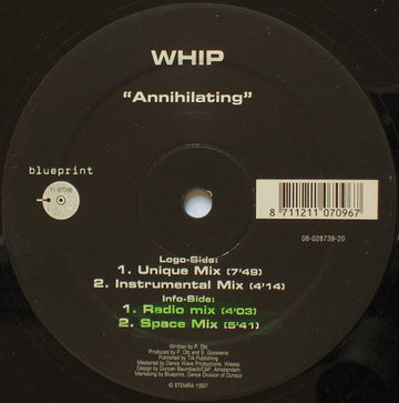 Whip : Annihilating (12")