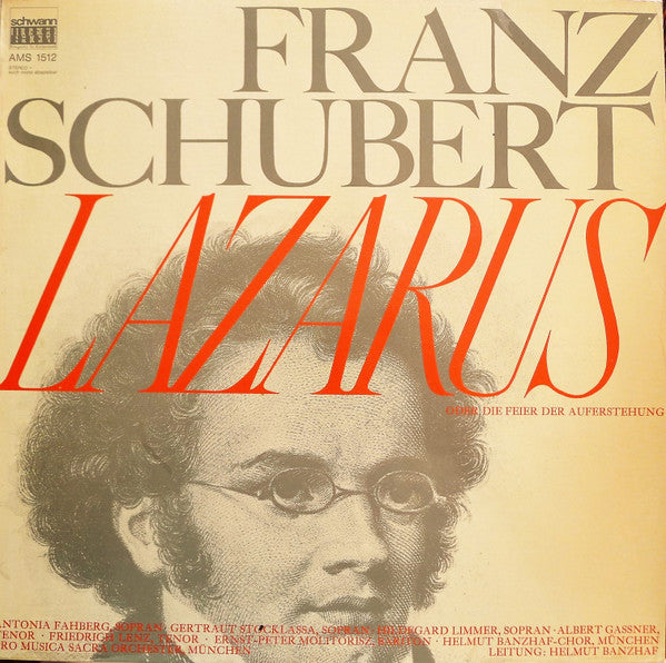 Franz Schubert : Lazarus (LP)