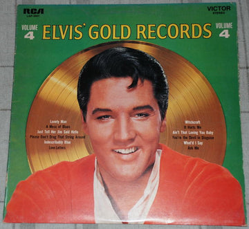 Elvis Presley : Elvis' Gold Records - Volume 4 (LP, Comp, Promo)