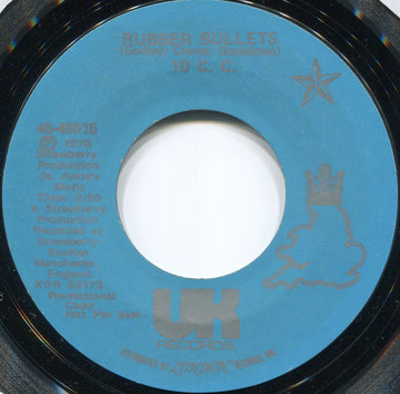 10cc : Rubber Bullets (7", Promo)