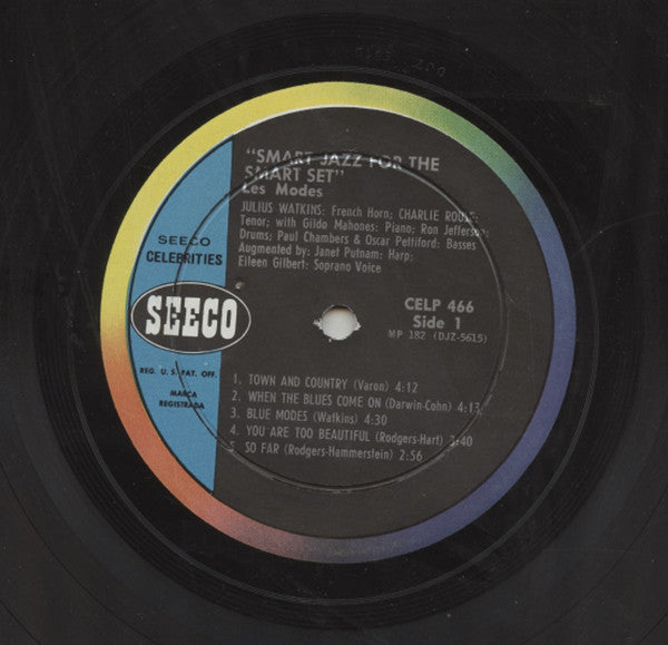 The Jazz Modes : Smart Jazz For The Smart Set (LP, Album, Mono, RE)