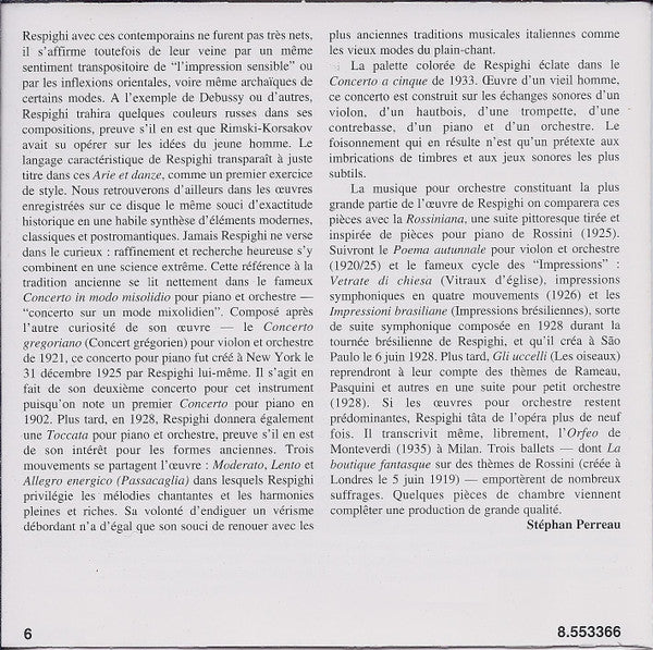Ottorino Respighi, Konstantin Scherbakov, Slovak Radio Symphony Orchestra, Capella Istropolitana, Howard Griffiths, Ewald Danel : Concerto In Modo Misolidio • Concerto A Cinque (CD)