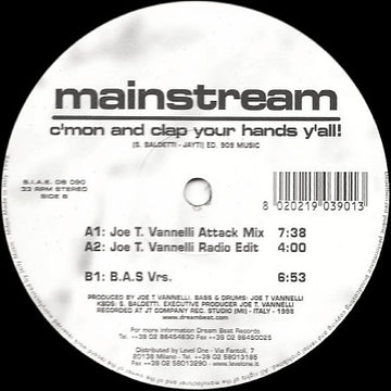 Mainstream (4) : C'mon And Clap Your Hands Y'all! (12")