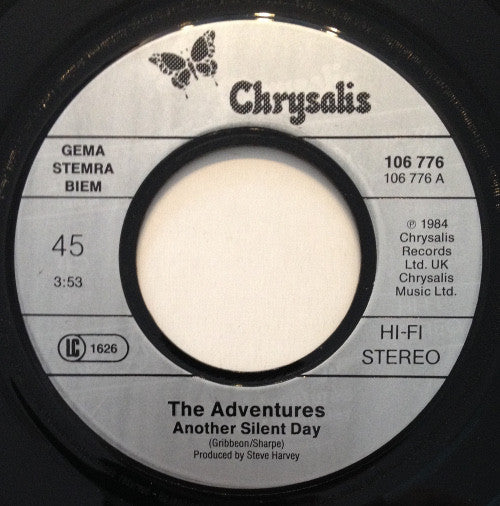 The Adventures : Another Silent Day... (7")