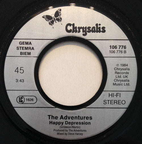 The Adventures : Another Silent Day... (7")