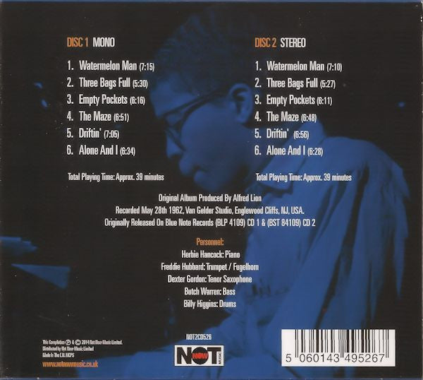 Herbie Hancock : Takin' Off (2xCD, Album, Mono, RE)