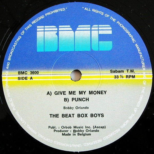 The Beat Box Boys : Give Me My Money! (12")