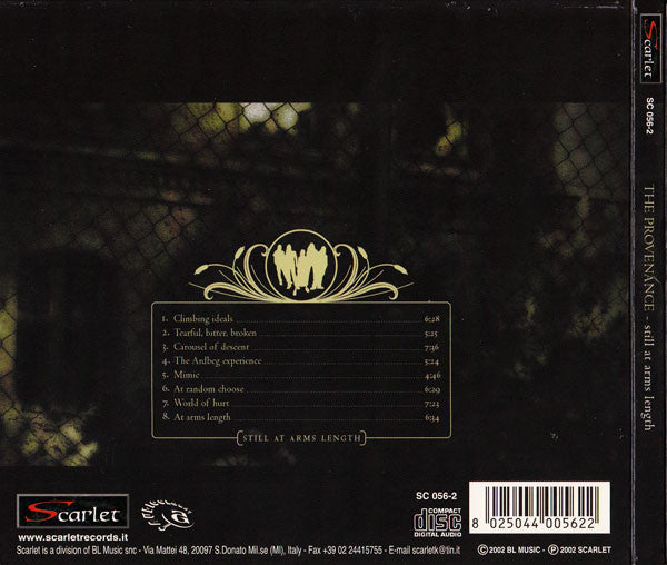 The Provenance : Still At Arms Length (CD, Album, Dig)