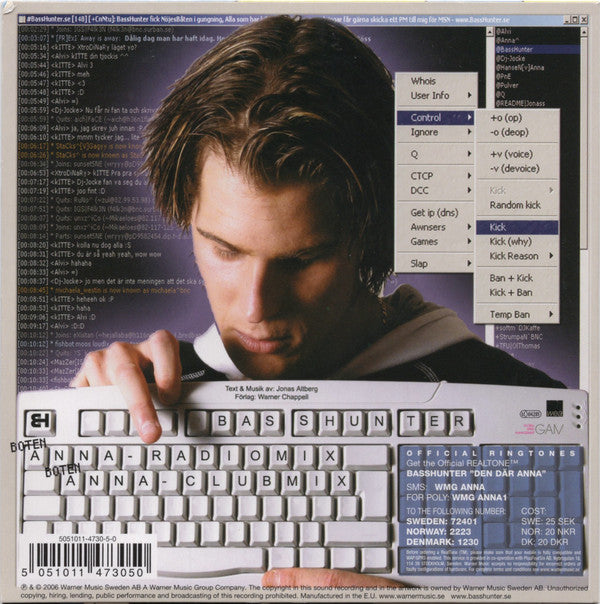 Basshunter : Boten Anna (CD, Single)