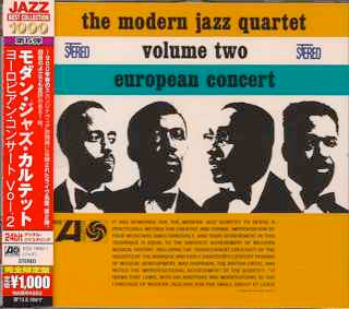 The Modern Jazz Quartet : European Concert: Volume Two (CD, Album, RE, RM)