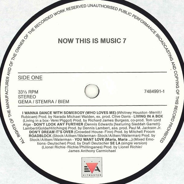 Various : Now This Is Music 7 (2xLP, Comp)