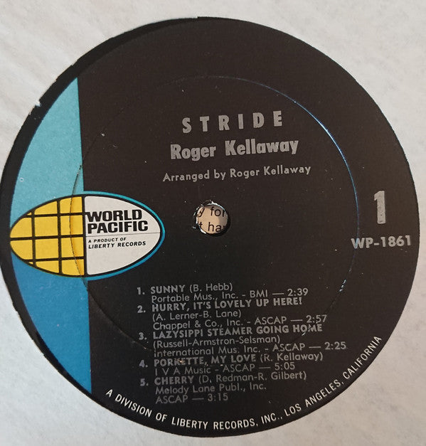 Roger Kellaway : Stride! (LP, Album, Mono)
