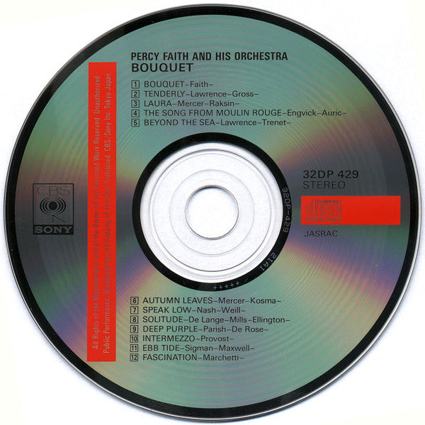 Percy Faith & His Orchestra : Bouquet (CD, Album, RE)