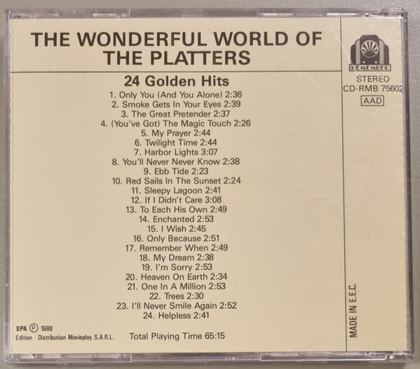 The Platters : The Wonderful World Of The Platters (CD, Comp)