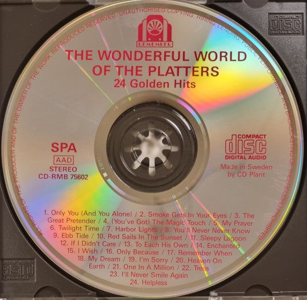 The Platters : The Wonderful World Of The Platters (CD, Comp)