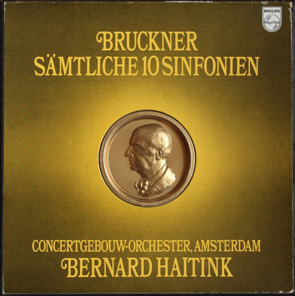 Anton Bruckner - Concertgebouworkest, Bernard Haitink : Sämtliche 10 Sinfonien (12xLP, Comp + Box, Comp)