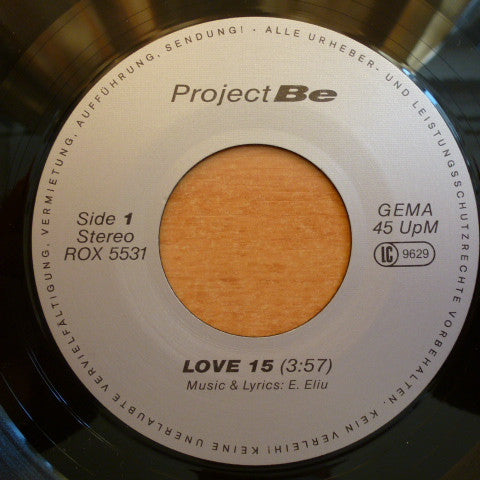 Project Be : Love 15 (7")