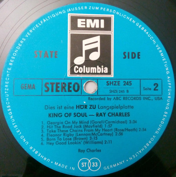 Ray Charles : King Of Soul (LP, Comp)