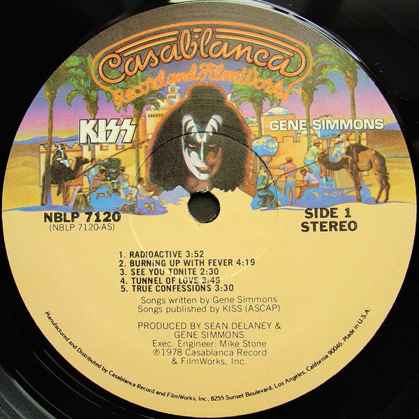 Kiss, Gene Simmons : Gene Simmons (LP, Album, PRC)
