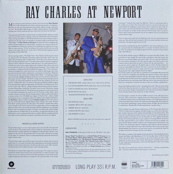 Ray Charles : Ray Charles At Newport (LP, Album, Ltd, RE, 180)